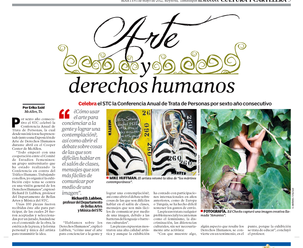 El Manana: Arte y derechos humanos, May 2012