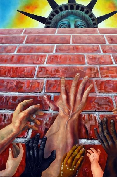 Grasping for Freedom, Grasping for Hope, by Raul Manzano